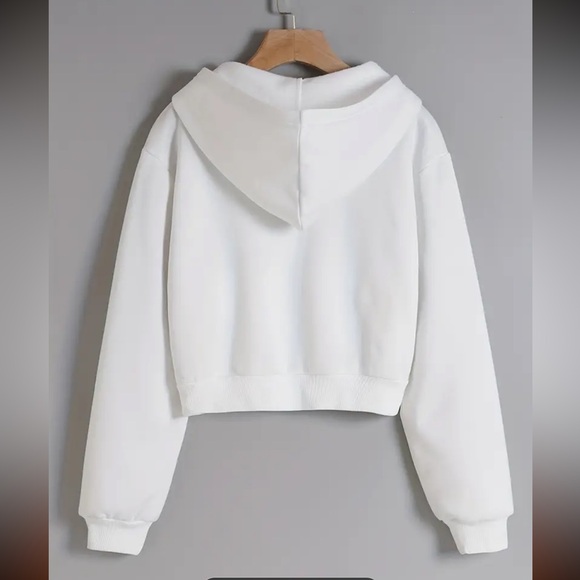 Long Sleeve Cropped Hoodie - Picture 2 of 7